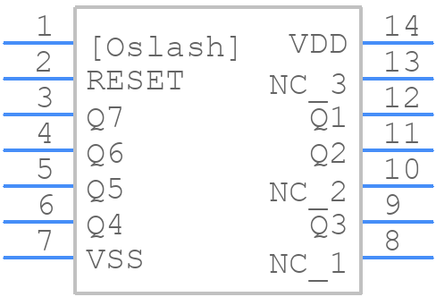 CD4024BMT - Texas Instruments - PCB symbol