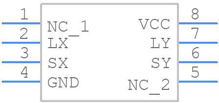 P82B715DG4 - Texas Instruments - PCB symbol