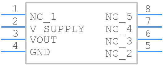 SSCDRRN015PDAA5 - Honeywell - PCB symbol