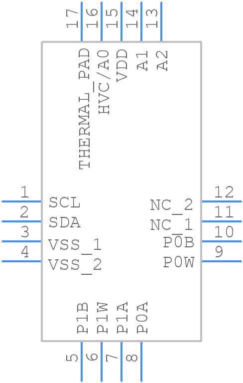 MCP4631T-104E/ML - Microchip - PCB symbol