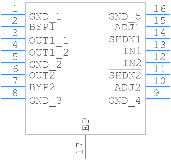 LT3028IFE#PBF - Analog Devices - PCB symbol