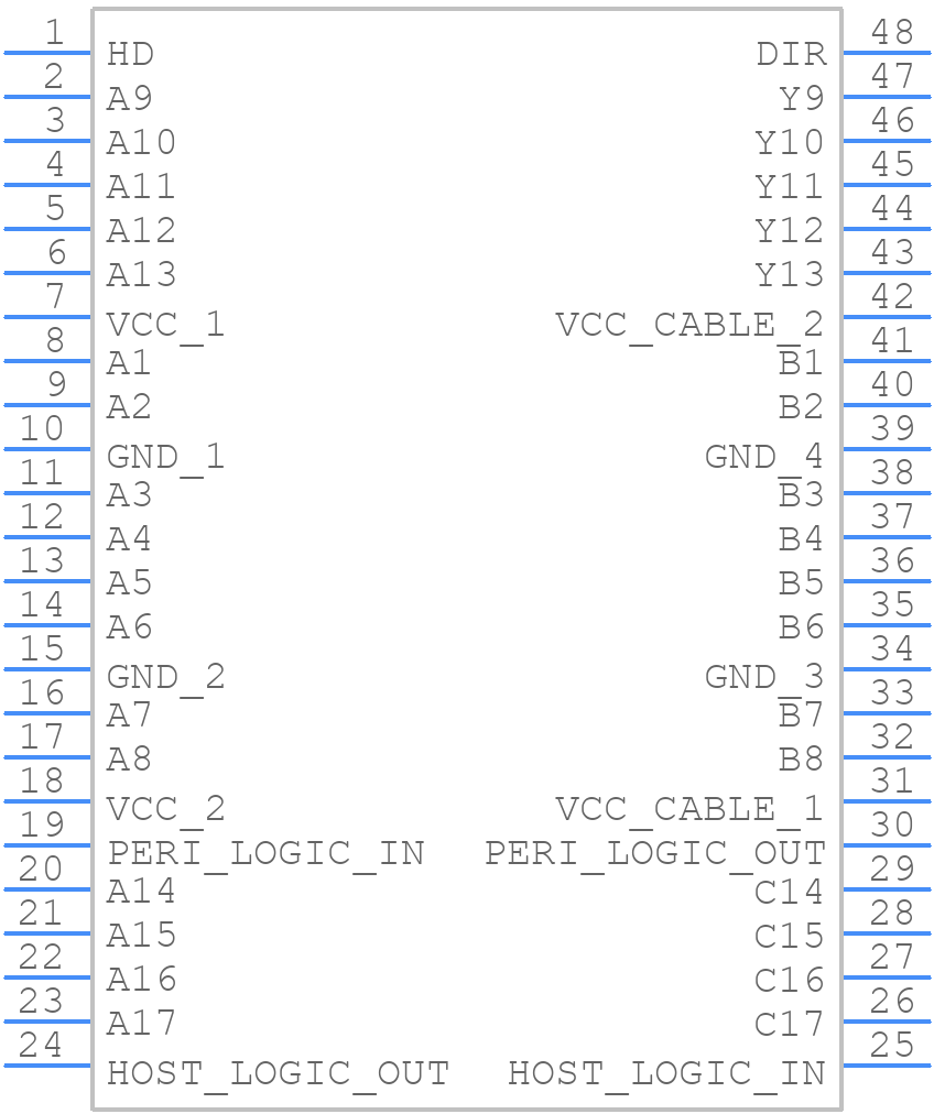 SN74LVC161284DLG4 - Texas Instruments - PCB symbol