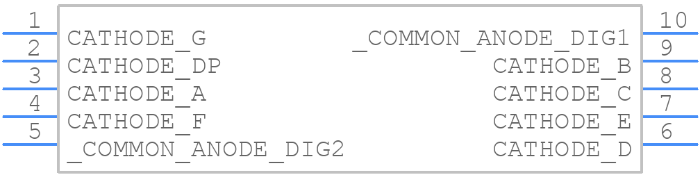 HDSM-441C - Avago Technologies - PCB symbol