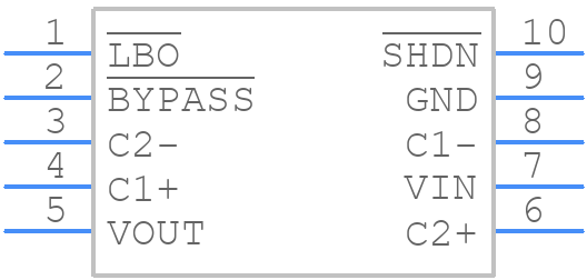 MCP1259T-E/UN - Microchip - PCB symbol