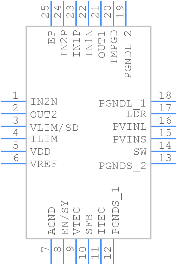 ADN8834ACPZ-R7 - Analog Devices - PCB symbol