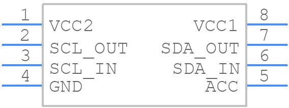 ISL33002IUZ - Renesas Electronics - PCB symbol