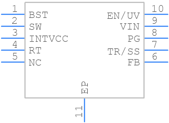 LT8609BEMSE#TRPBF - Analog Devices - PCB symbol