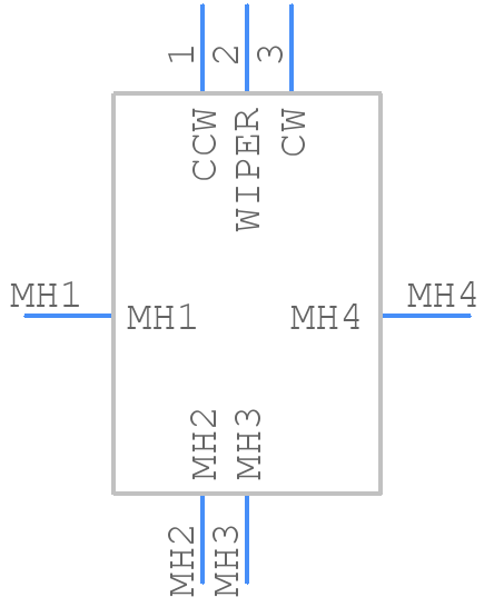 PCW1D-R24-EAB503L - Bourns - PCB symbol
