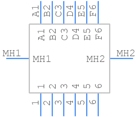305-012-520-202 - EDAC - PCB symbol