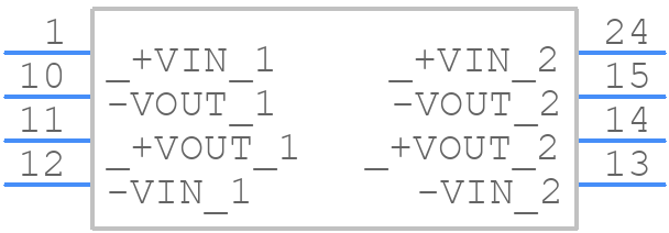RW-2415S - RECOM Power - PCB symbol