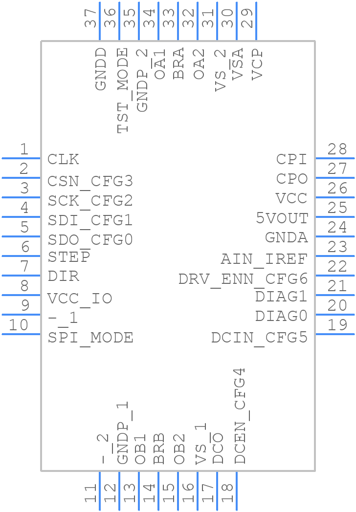 TMC2130-LA - Analog Devices - PCB symbol