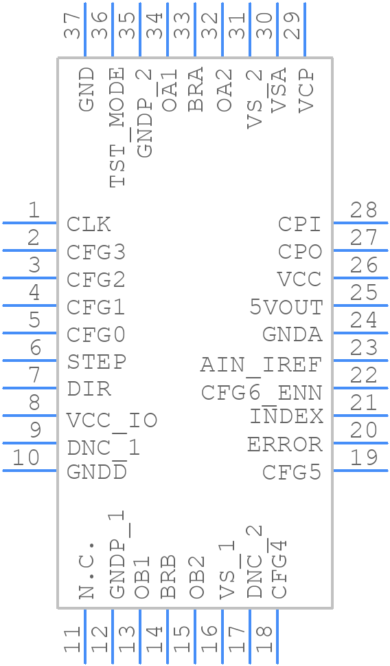TMC2100-LA-T - Analog Devices - PCB symbol
