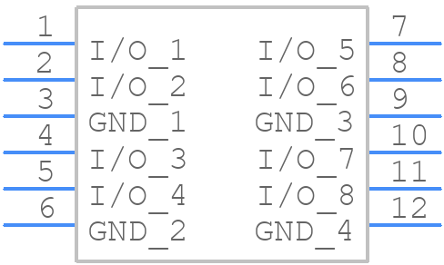 NSP8818MUTAG - onsemi - PCB symbol