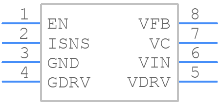 NCV898032D1R2G - onsemi - PCB symbol
