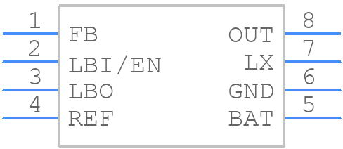 NCP1421DMR2G - onsemi - PCB symbol