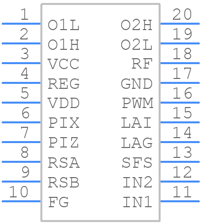 LV88551JA-AH - onsemi - PCB symbol