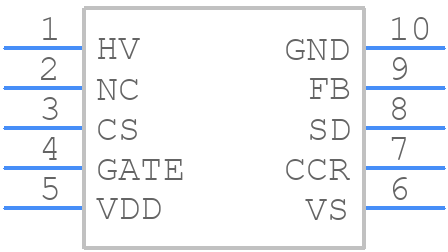 FAN604MX - onsemi - PCB symbol