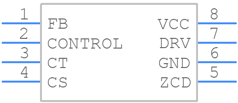 NCP1607BDR2G - onsemi - PCB symbol