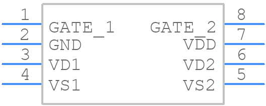 FAN6248HAMX - onsemi - PCB symbol