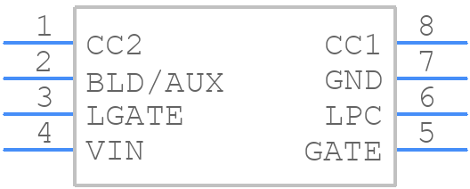 FAN6292BMX - onsemi - PCB symbol