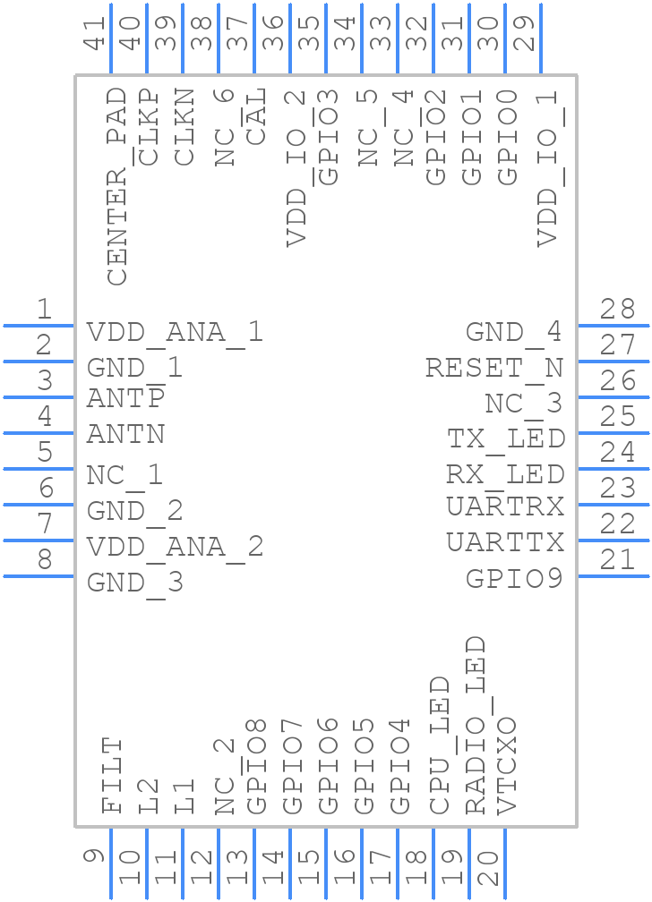 AX-SFAZ-API-1-01-TB05 - onsemi - PCB symbol