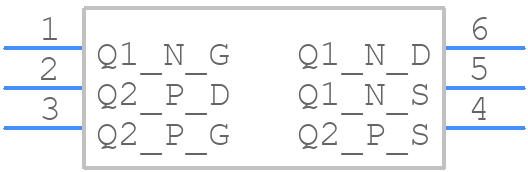 FDC6420C - onsemi - PCB symbol