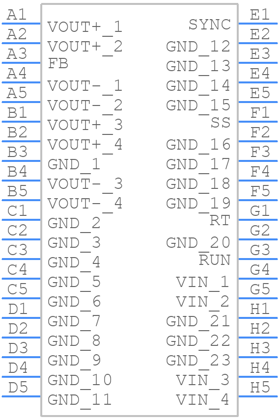 LTM8045EY#PBF - Analog Devices - PCB symbol
