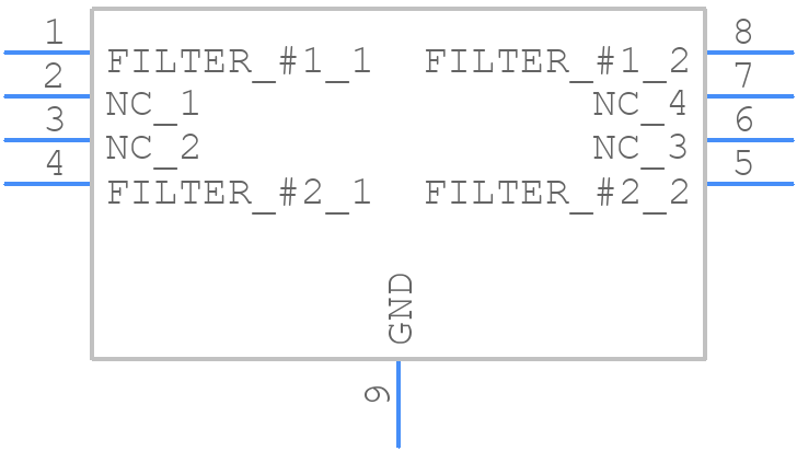 CM1483-02DE - onsemi - PCB symbol