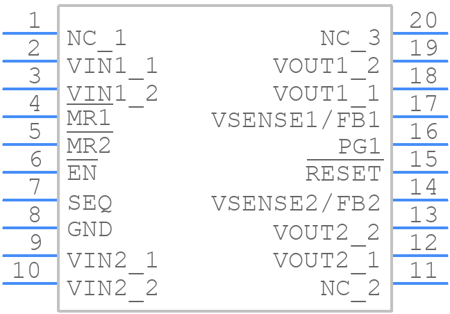 TPS70751PWPRG4 - Texas Instruments - PCB symbol