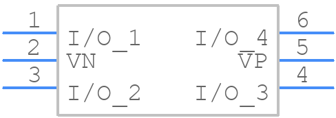SZNSP4201MR6T1G - onsemi - PCB symbol