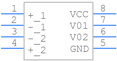HCPL2731SD - onsemi - PCB symbol