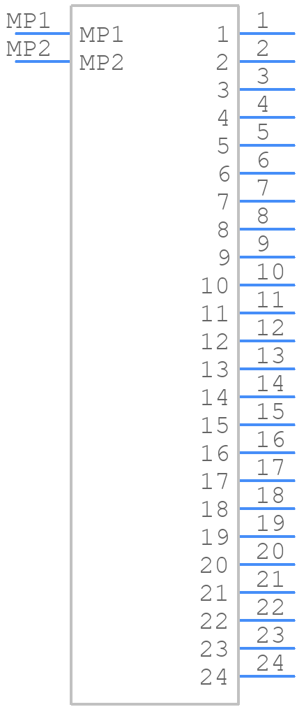 FH19C-24S-0.5SH(99) - Hirose - PCB symbol