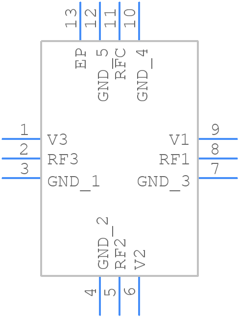 SKY13408-465LF - Skyworks - PCB symbol