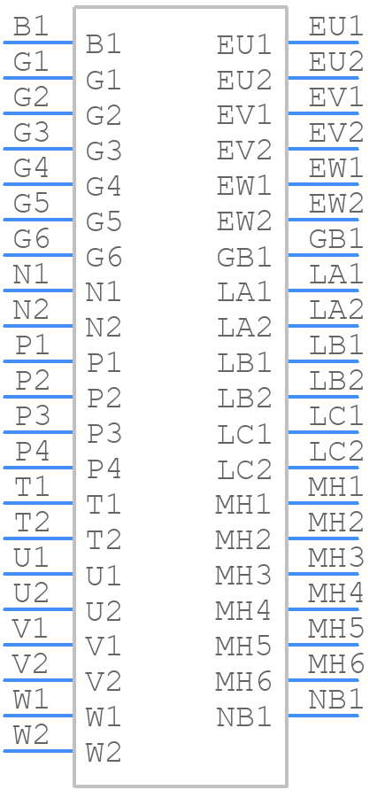 FP35R12W2T4PBPSA1 - Infineon - PCB symbol