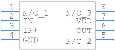 TLV271CS-13 - Diodes Incorporated - PCB symbol