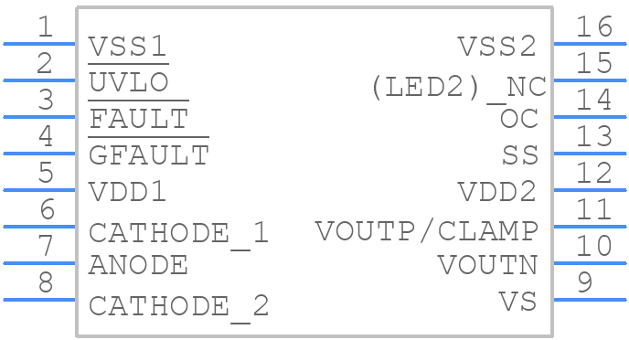 ACPL-352J-500E - Avago Technologies - PCB symbol