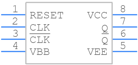 SY100EL33LZG - Microchip - PCB symbol