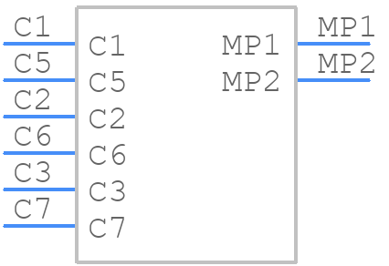 FMS006-2310-0 - Yamaichi - PCB symbol