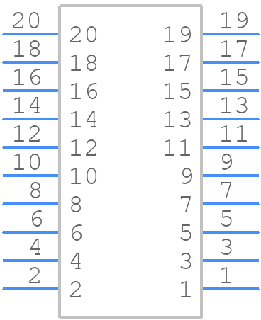 ERF8-010-07.0-L-DV-K-TR - SAMTEC - PCB symbol