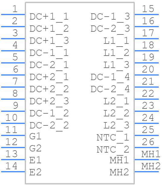 DF100R07W1H5FPB53BPSA2 - Infineon - PCB symbol