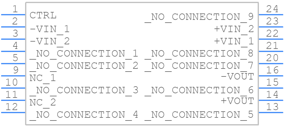RP08-11012SAW/SMD - RECOM Power - PCB symbol