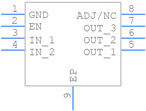 AP7362-HA-7 - Diodes Incorporated - PCB symbol