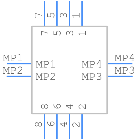 FH12-8S-1SVA(54) - Hirose - PCB symbol