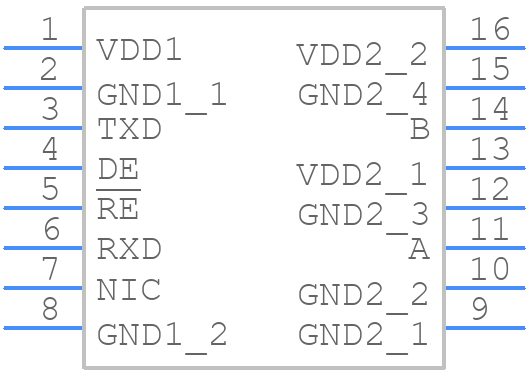 ADM2795ETRWZ-EP - Analog Devices - PCB symbol