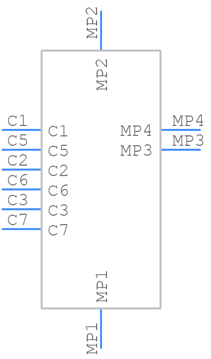 FMS006-2620-0 - Yamaichi - PCB symbol