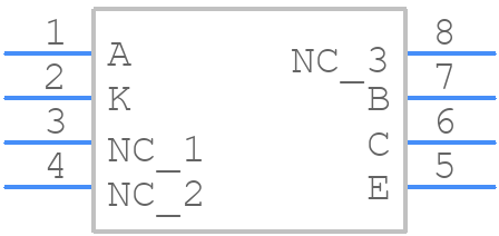 MOC207R2M - onsemi - PCB symbol