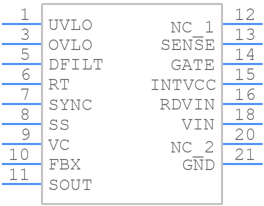 LT8310HFE#TRPBF - Analog Devices - PCB symbol
