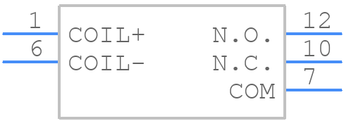 DS1E-S-DC12V-R - Panasonic - PCB symbol