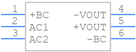 TUHS10F05 - Cosel - PCB symbol