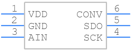 LTC2360IS6#TRMPBF - Analog Devices - PCB symbol